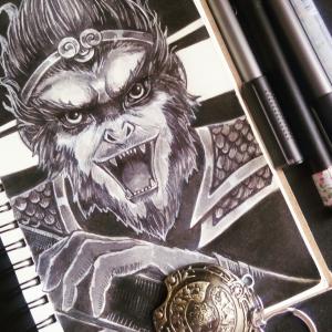 Thumbnail of Monkey King Traditional Art