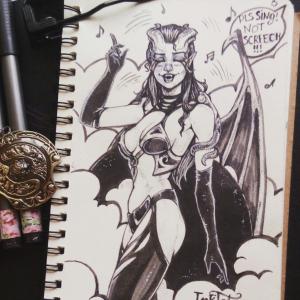 Thumbnail of Queen of Pain Traditional Art