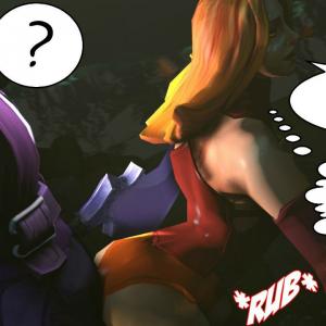 Thumbnail of Lina and Anti-Mage SFM 3D Art