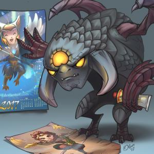 Thumbnail of Monkey King and Skywrath Mage Digital Art