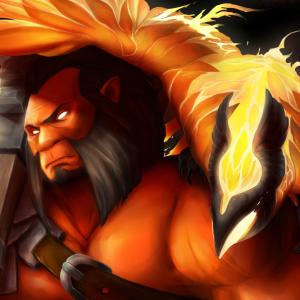 Thumbnail of Axe and Phoenix Digital Art