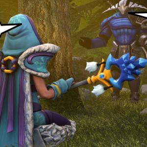 Thumbnail of Crystal Maiden and Sven SFM 3D Art