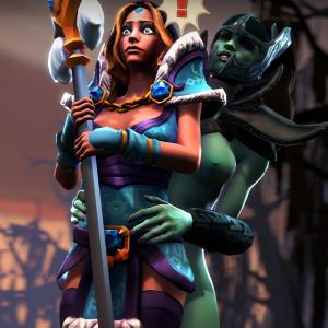 Thumbnail of Phantom Assassin and Crystal Maiden SFM 3D Art hentai