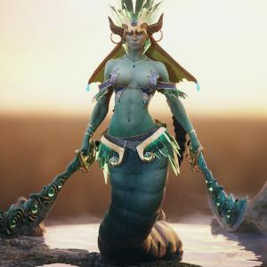 Thumbnail of Naga Siren SFM 3D Art