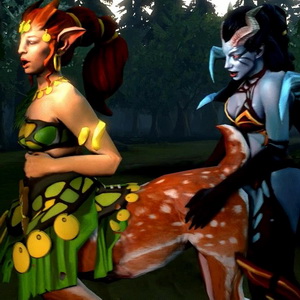Thumbnail of Enchantress and Queen of Pain SFM 3D Art hentai