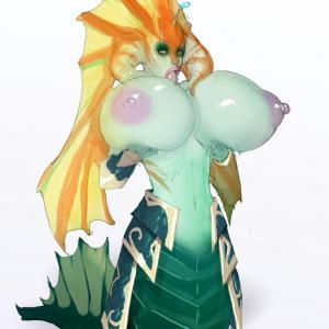 Thumbnail of Naga Siren Digital Art naked