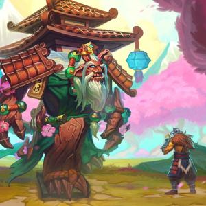 Thumbnail of Juggernaut and Treant Protector Digital Art