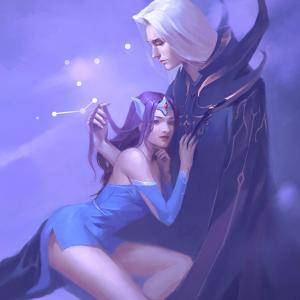 Thumbnail of Invoker and Mirana Digital Art