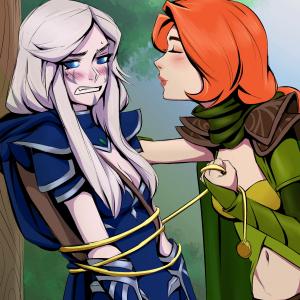 Thumbnail of Drow Ranger and Windranger Digital Art