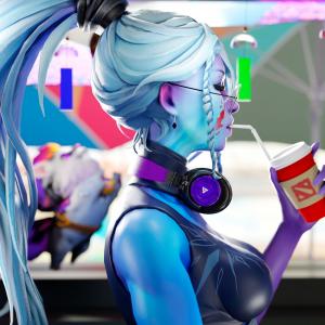 Thumbnail of Drow Ranger SFM 3D Art