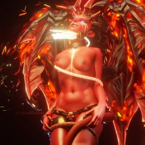 Thumbnail of Queen of Pain SFM 3D Art naked