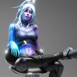 Thumbnail of Drow Ranger SFM 3D Art