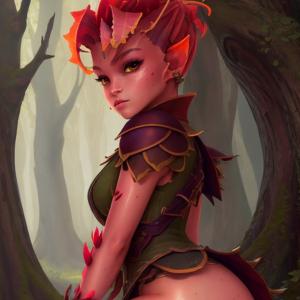 Thumbnail of Dark Willow Digital Art