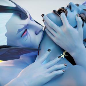 Thumbnail of Queen of Pain and Vengeful Spirit SFM 3D Art